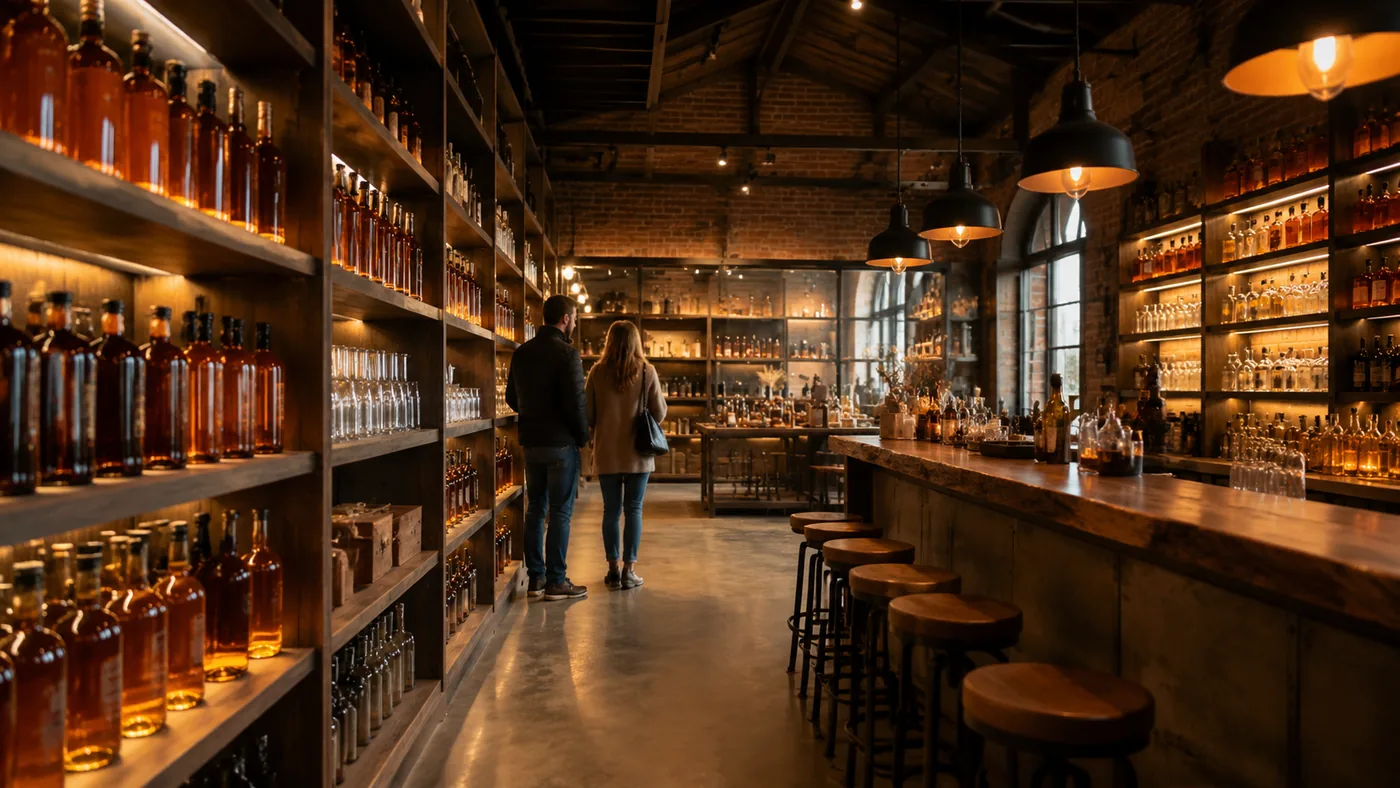 The gift shop tasting: no reservation needed